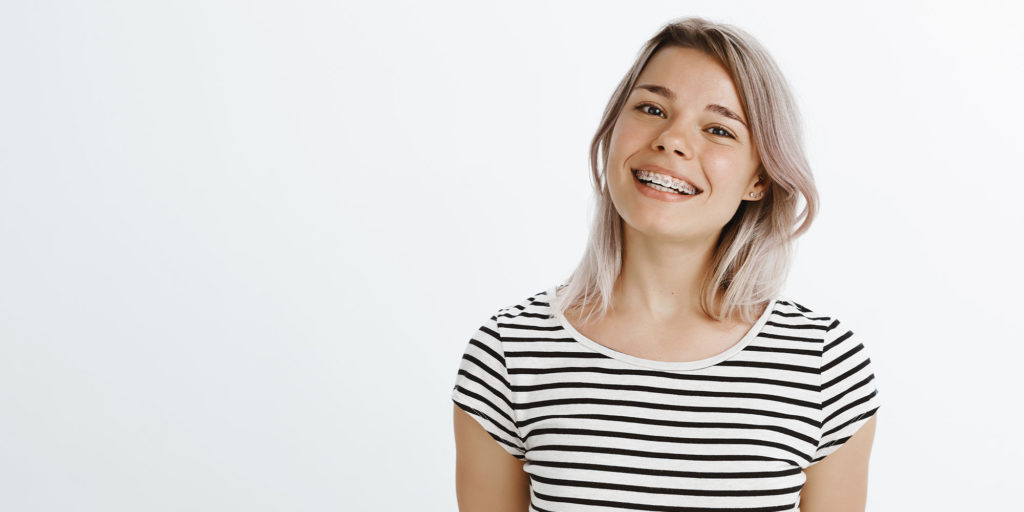 braces patient smiling
